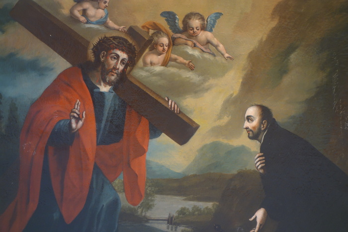 Ignatius begegnet dem Auferstandenen.